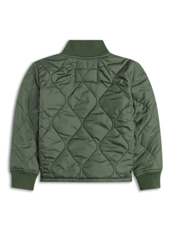 Boys Boutique Army Green Quilted Jacket