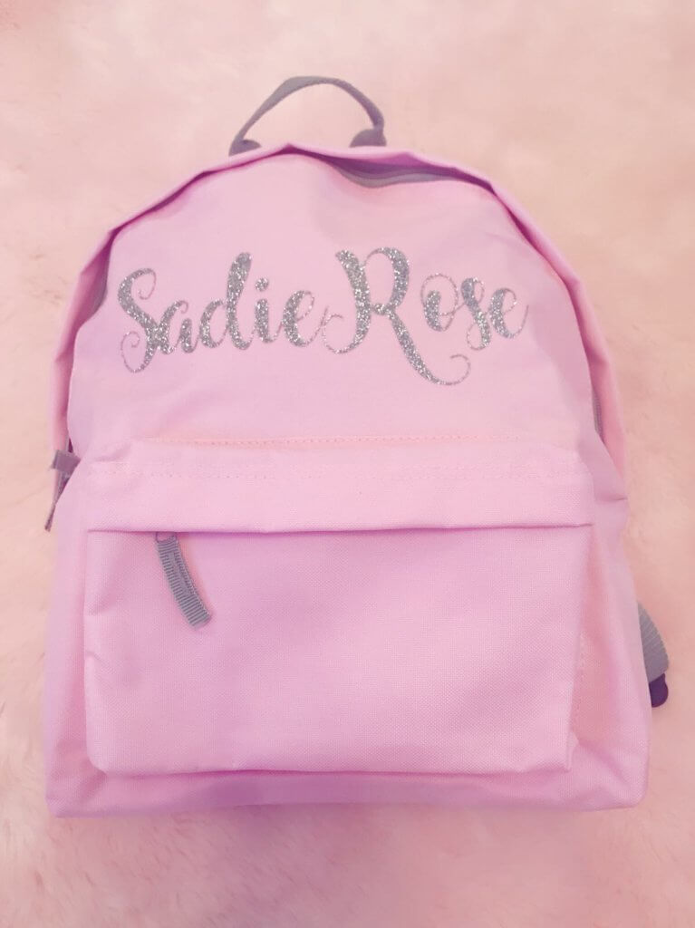 Itty Bitty Personalised Pink Backpack | Itty Bitty