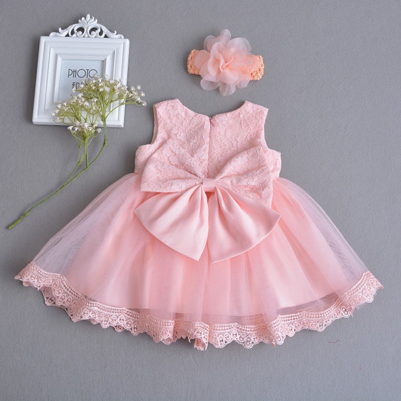 Pink Princess Bow Dress | Itty Bitty