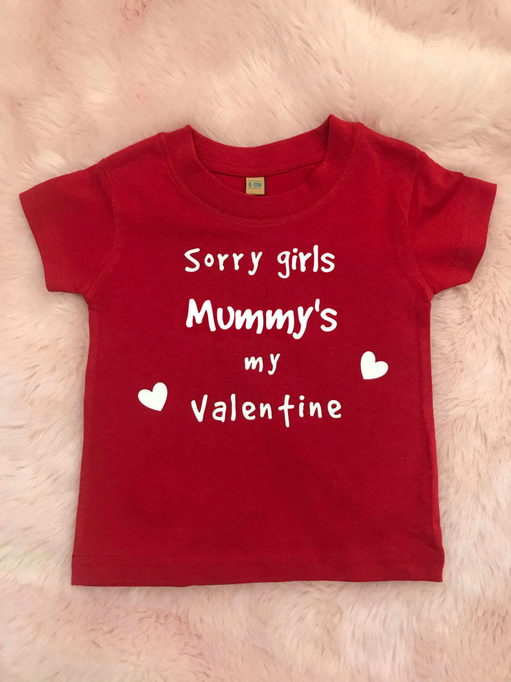 Itty Bitty Sorry Girls Valentine T Shirt | Itty Bitty