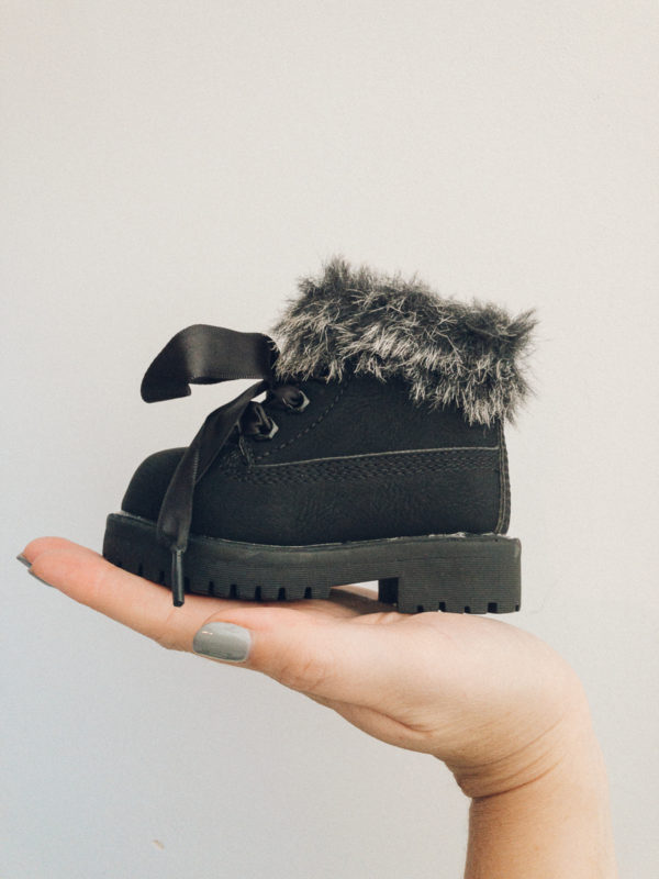 Itty Bitty Limited Edition Midnight Black Winter Fur Boots | Itty Bitty