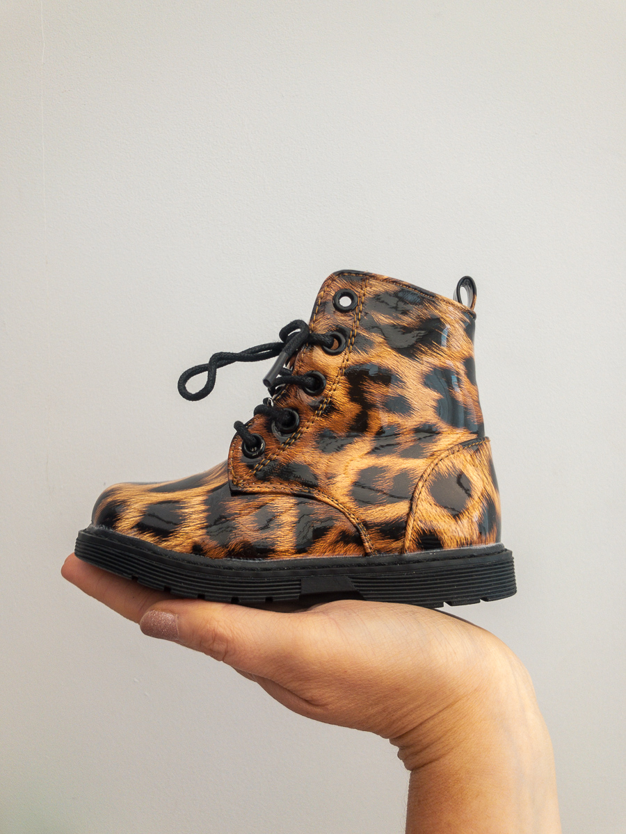 baby leopard boots
