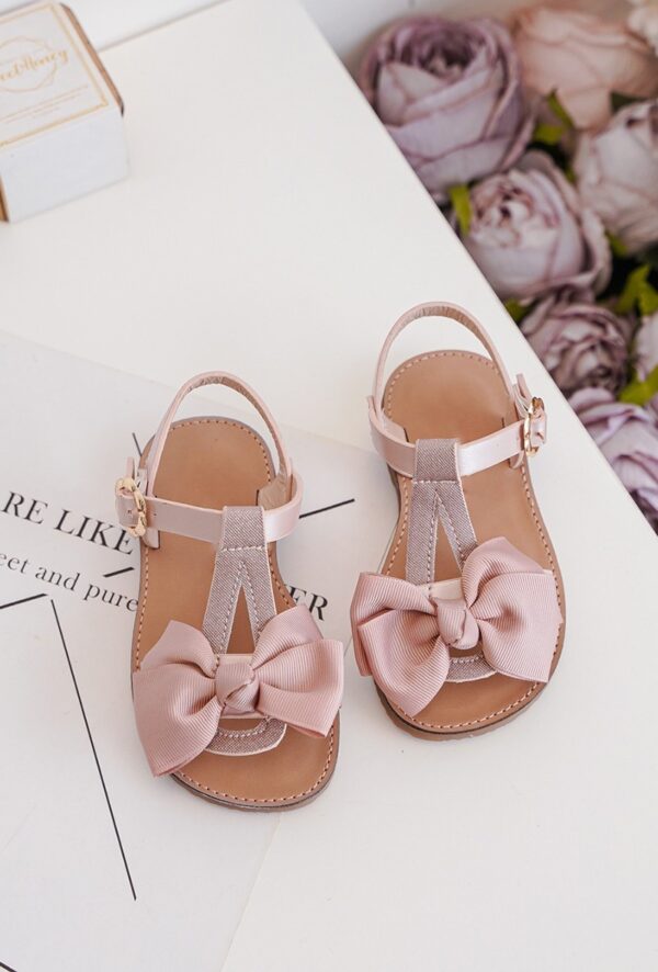 Itty Bitty Pink Bora Bora Bow Sandals - Image 4