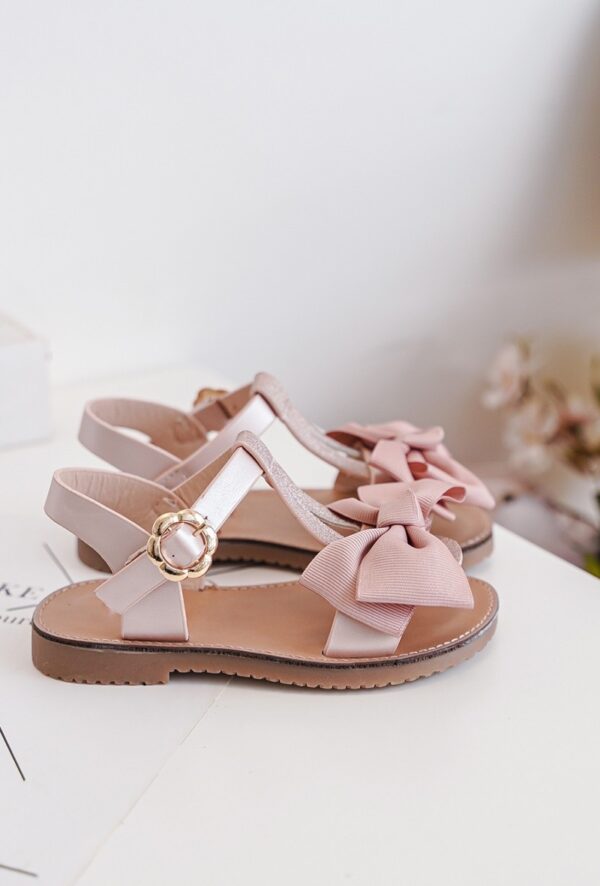 Itty Bitty Pink Bora Bora Bow Sandals - Image 3