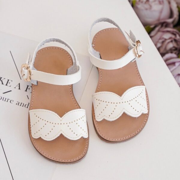 Itty Bitty White Wing Sandals