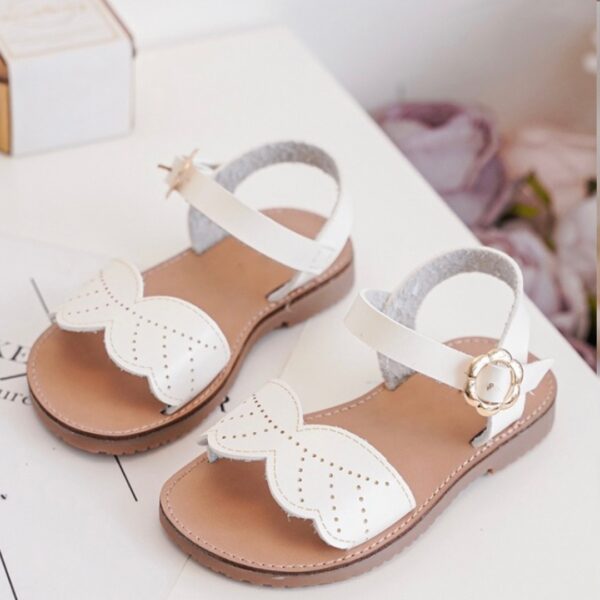 Itty Bitty White Wing Sandals - Image 4