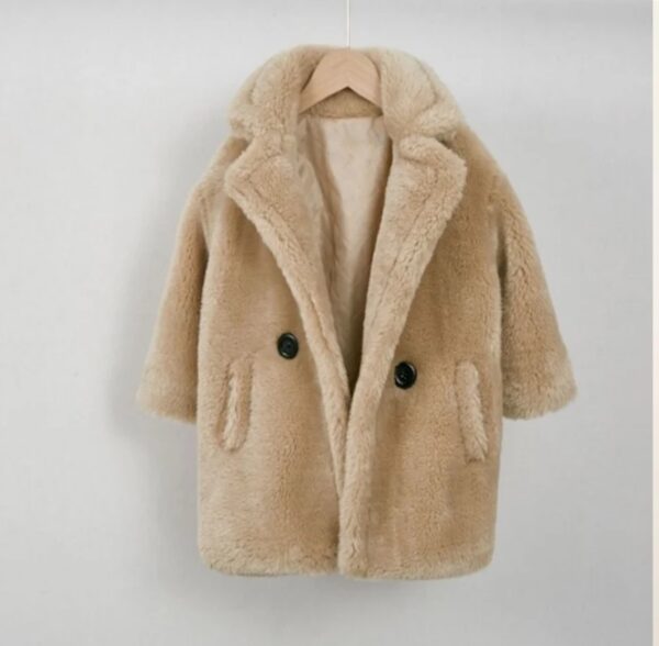 Itty Bitty Beige Teddy Winter Coat