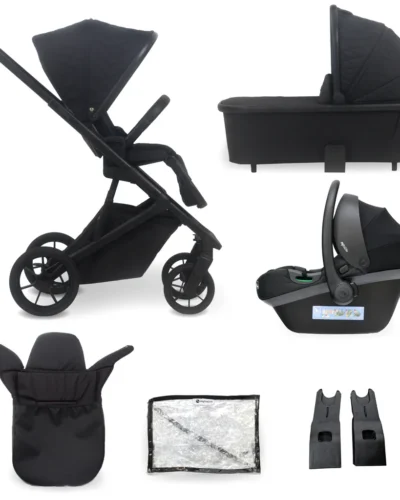 My Babiie MB500 3-in-1 Travel System - Obsidian Black