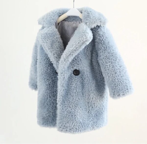 Itty Bitty Blue Teddy Winter Coat