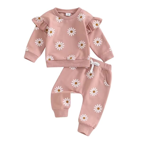 Itty Bitty Spring Daisy Tracksuit - Image 2