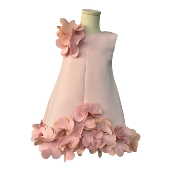 Itty Bitty Pink Statement Flower Dress