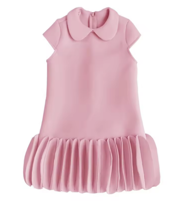 Itty Bitty Pink Puff Statement Hem Dress