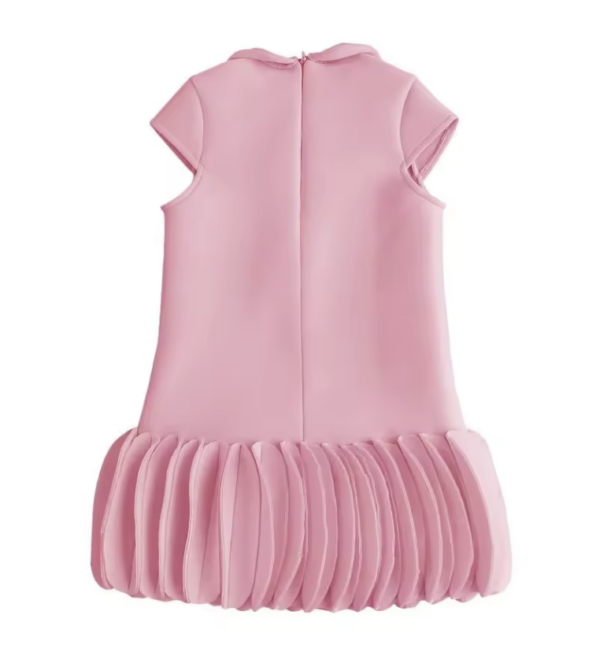 Itty Bitty Pink Puff Statement Hem Dress - Image 3