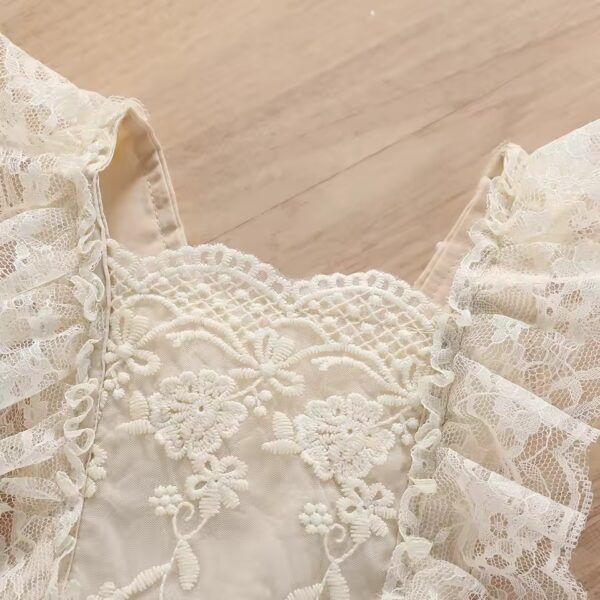 Itty Bitty Frill Lace Skirt Romper - Image 3