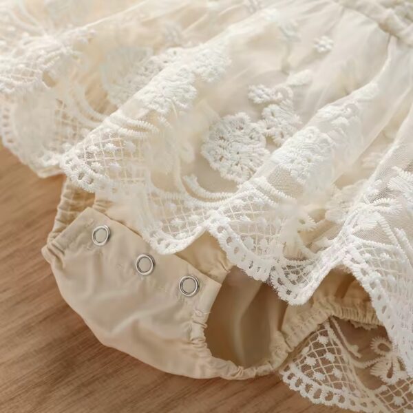 Itty Bitty Frill Lace Skirt Romper - Image 4