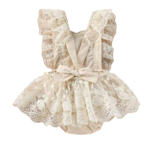 Itty Bitty Frill Lace Skirt Romper - Image 2